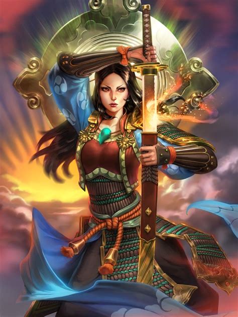 SMITE - Amaterasu | Amaterasu, Fantasy female warrior, Japanese mythology