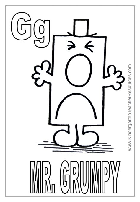 Mr Men Coloring Pages - Coloring Home