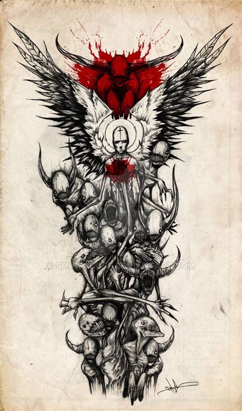 Demon Tattoo Drawing at GetDrawings | Free download