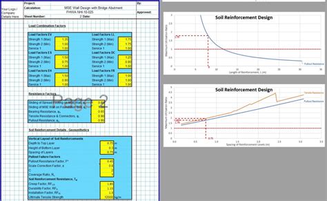 MSE Wall Design Spreadsheet - CivilWeb Spreadsheets