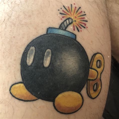 Bob-omb tattoo by Stabby Gabby at Steady Tattoo in Minneapolis | Go ...