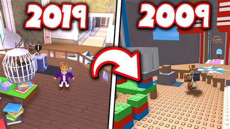 Playing CLASSIC versions of NEW Roblox games?! *2019 to 2009!* - YouTube