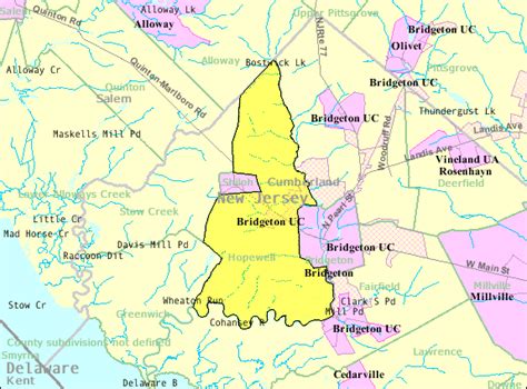 Image: Census Bureau map of Hopewell Township, Cumberland County, New ...