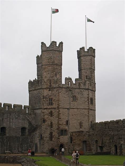 Caernarfon (Carnarvon) Castle - North Wales | Beautiful castles, English castles, Castle