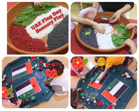 UAE National Day Sensory Play | Uae national day ideas activities, Uae national day, Flag day ...