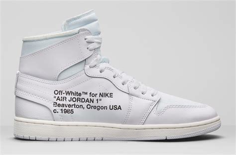 Disappear Here: Nike OFF-WHITE Air Jordan 1 All White.