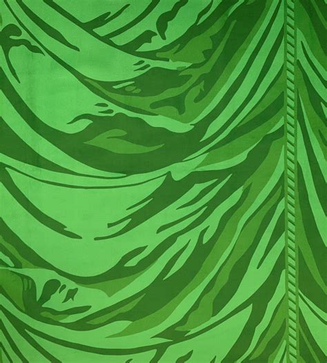 Versailles Library Green - Velvet Fabric in 2022 | Green velvet fabric ...