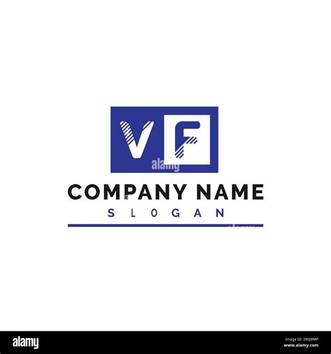 VF Logo Design. VF Letter Logo Vector Illustration - Vector Stock ...