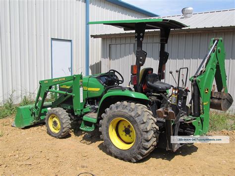 John Deere 4310 Compact Tractor & Loader & Backhoe - Diesel 4x4 - Pwr ...