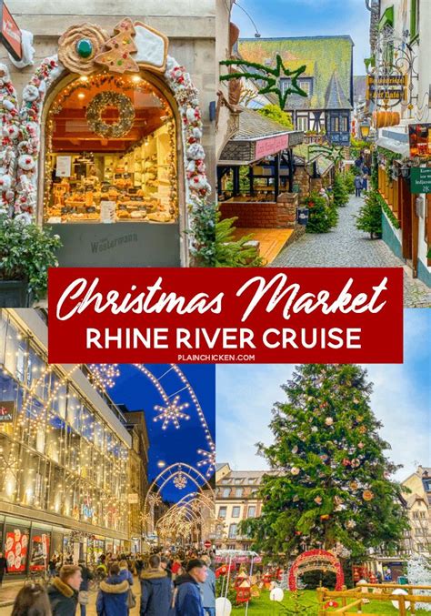 christmas market at the rhn river cruise with text overlay reading ...