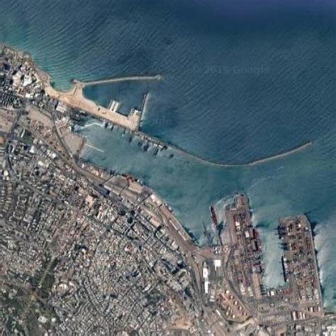 Port of Haifa in Haifa, Israel (Google Maps)