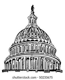 U S Capitol Dome Stock Vector (Royalty Free) 50233675 | Shutterstock