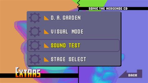 Sound Test Codes for Sonic CD – Steam Solo