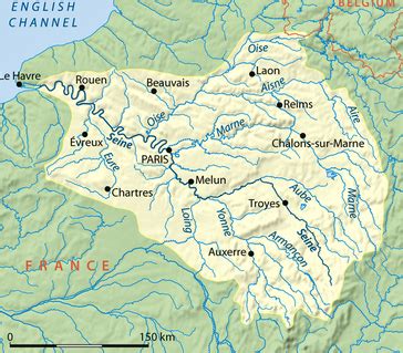 Map Of The Seine River In Paris - States Of America Map