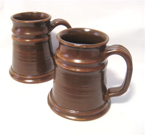 Large Tankard Stien Coffee Mug Handmade Pottery by pottersong