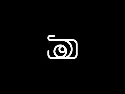 Letter S Camera Concept Logo