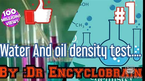 Water//Oil// Density experiment.... - YouTube