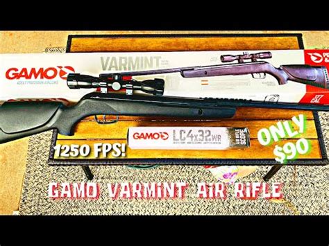 GAMO Varmint Air Rifle .177 Cal (Break Barrel) | Unboxing and Review - YouTube