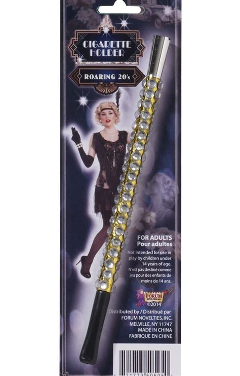 Vintage Jeweled Cigarette Holder Costume Accessory - PartyBell.com