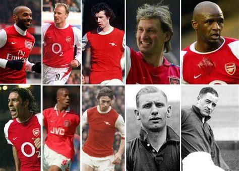 Top 10 greatest Arsenal players of all time - SportsBigNews