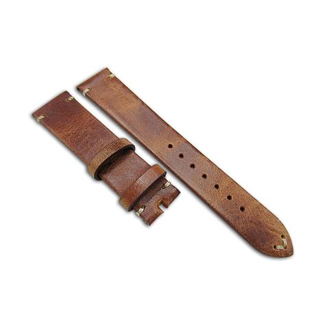 vintage leather watch straps 22mm | KINGSON-ARTS STRAP