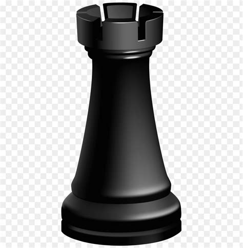 free PNG Download rook black chess piece clipart png photo PNG images transparent