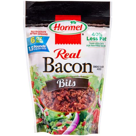 Hormel Real Bacon Bits, 6 Ounce Pouch - Walmart.com