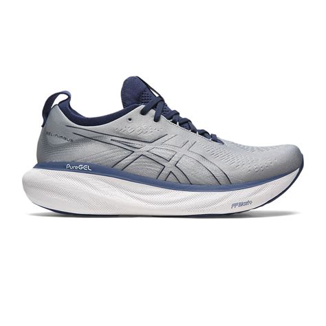 ASICS Gel-Nimbus 25 1011B547-021 Ανδρικά Αθλητικά Παπούτσια Running Sheet Rock / Indigo Blue ...