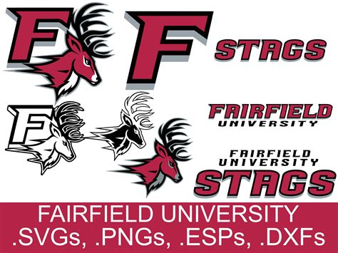 Fairfield University Stags Pngs Svgs Esps Dxfs Bundles - Etsy