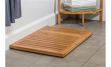 Up To 50% Off on Bathroom Bamboo Bath Mat | Groupon Goods