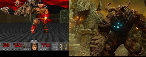 The cyberdemon in Doom vs. Doom (2016) : gaming