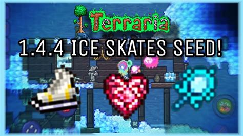 Terraria 1.4.4 Ice Skates + Heart Crystal seed! (UPDATE!) - YouTube