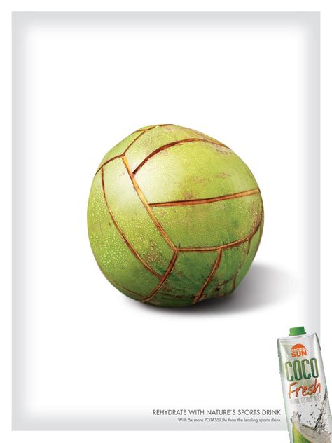 Coco Fresh Print Advert By FCB: Volleyball | Ads of the World™