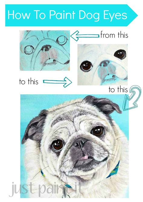 How To Paint Dog Eyes - Just Paint It Blog