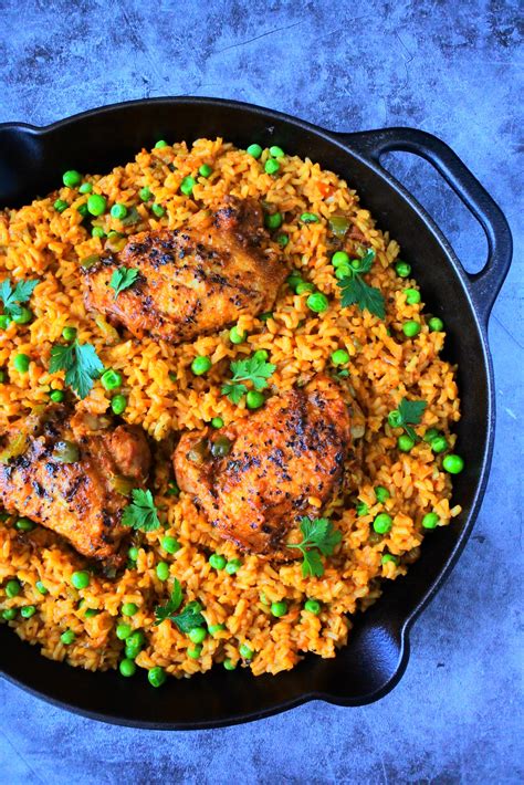 Arroz con Pollo (Cuban Style Rice and Chicken) - Kitrusy