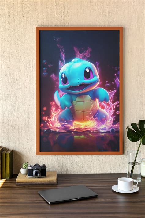 Pokemon Poster Art, Anime Print, Cartoon Wall Decor, Kids Room ...