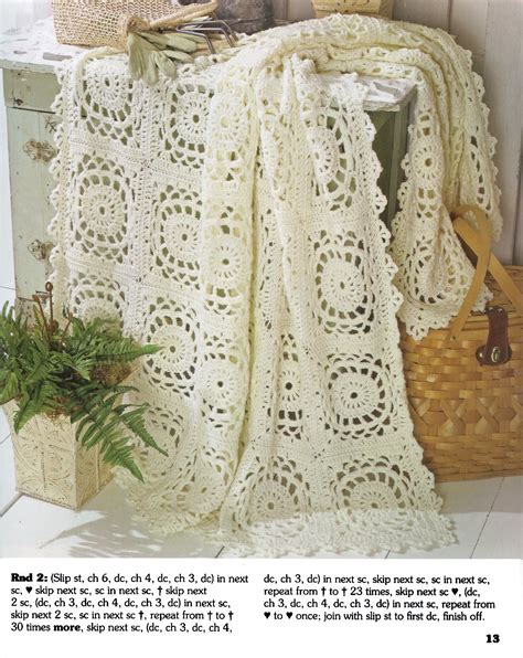 Lacy square crochet afghan pattern ⋆ Crochet Kingdom