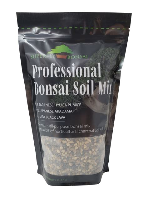 1.25 Quart Professional Bonsai Soil Mix - Premium Blend Bonsai Soil, Bonsai Garden, Bonsai Trees ...