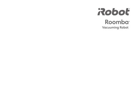 iRobot Roomba 980 user manual (English - 14 pages)