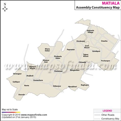 Matiala Assembly (Vidhan Sabha) Election Results 2015, Constituency Map ...