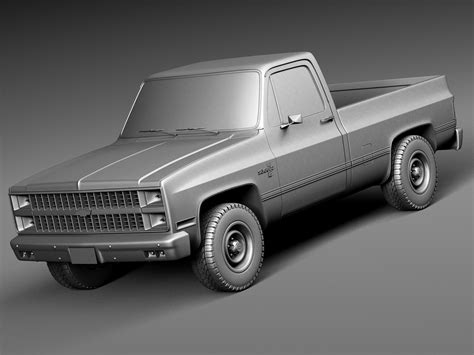 3d model 1981 1987 chevrolet