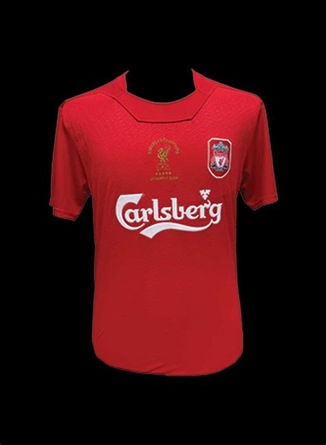 Steven Gerrard Signed Liverpool 2005 Champions League Final shirt - All ...