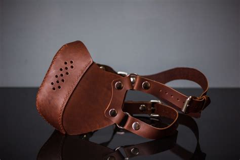 Leather steampunk mask - DesiredLeather