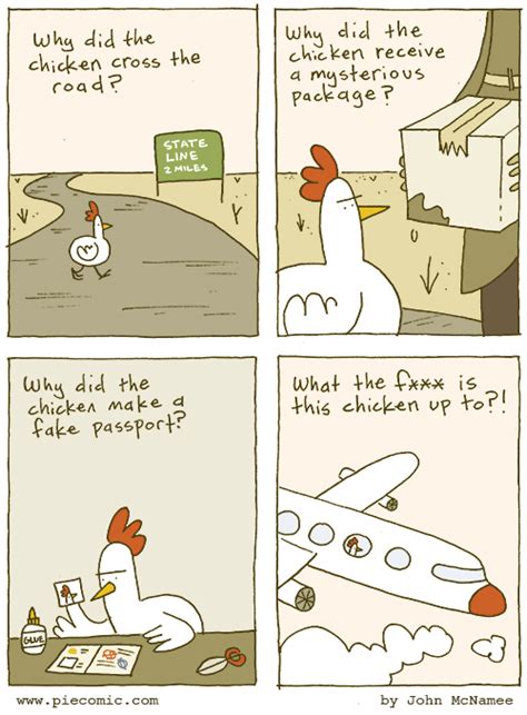 Why Did the Chicken Cross the Road?