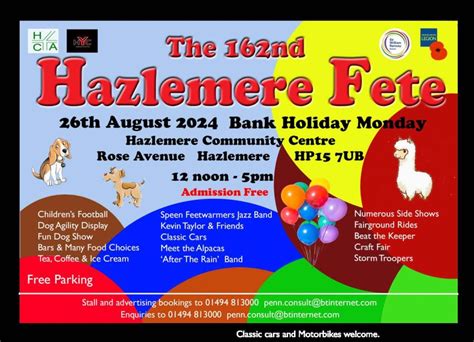 Hazlemere Fete 2024 | Hazlemere Parish Council