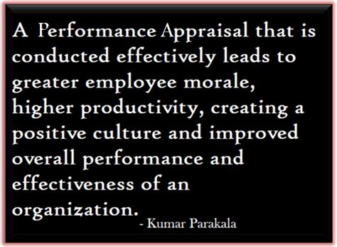 Performance appraisal to improve performance and effectiveness of ...