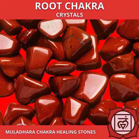 Root Chakra Crystals, 33 Stones for healing the Muladhara - Golden ...