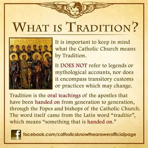 Tradition of the Church Catholic Theology, Catholic Catechism, Catholic Religion, Catholic ...