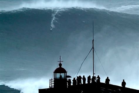 100-Foot Wave Surfed in Portugal Yesterday | VIDEO: - SnowBrains