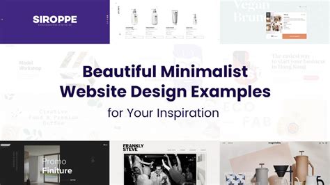 20 Beautiful Minimalist Website Design Examples for Your Inspiration